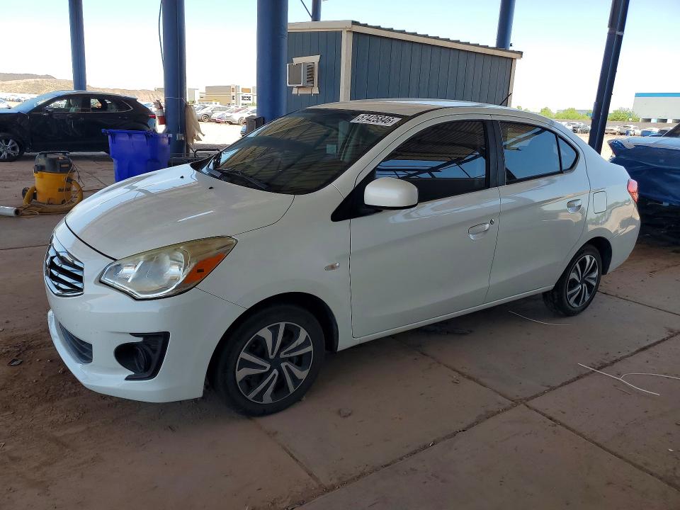 2018 Mitsubishi Mirage VIN ML32F3FJ8JHF06368 COPART salvage auction — REAR END, Az - Cert Of Title - Salvage, sold $1,800 on 2026-07-14 (photo 1)