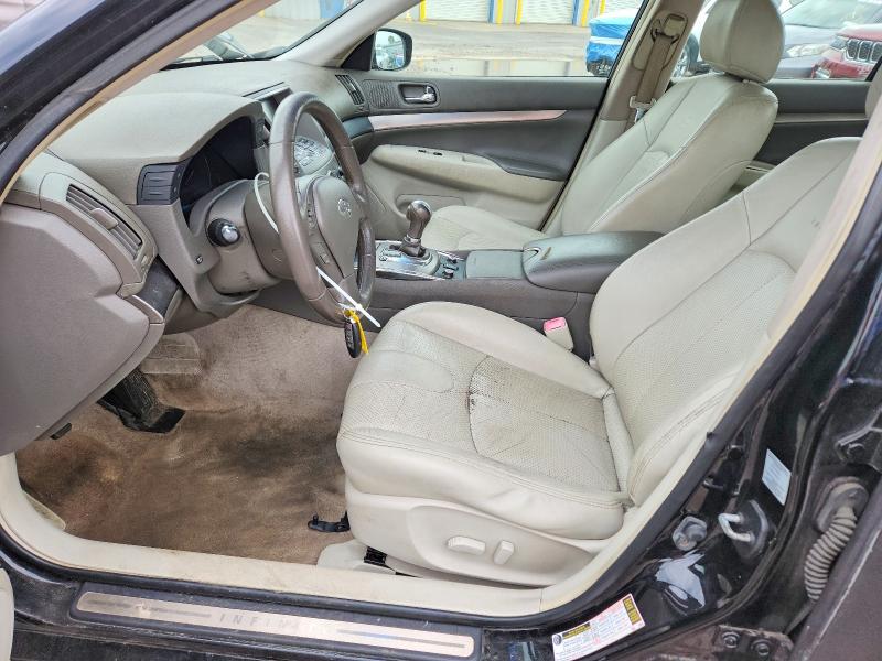 2011 Infiniti G25 VIN JN1DV6AR1BM450046 COPART salvage auction — FRONT END, NY - MV-907A SALVAGE CERTIFICATE, sold $450 on 2026-07-08 (photo 7)