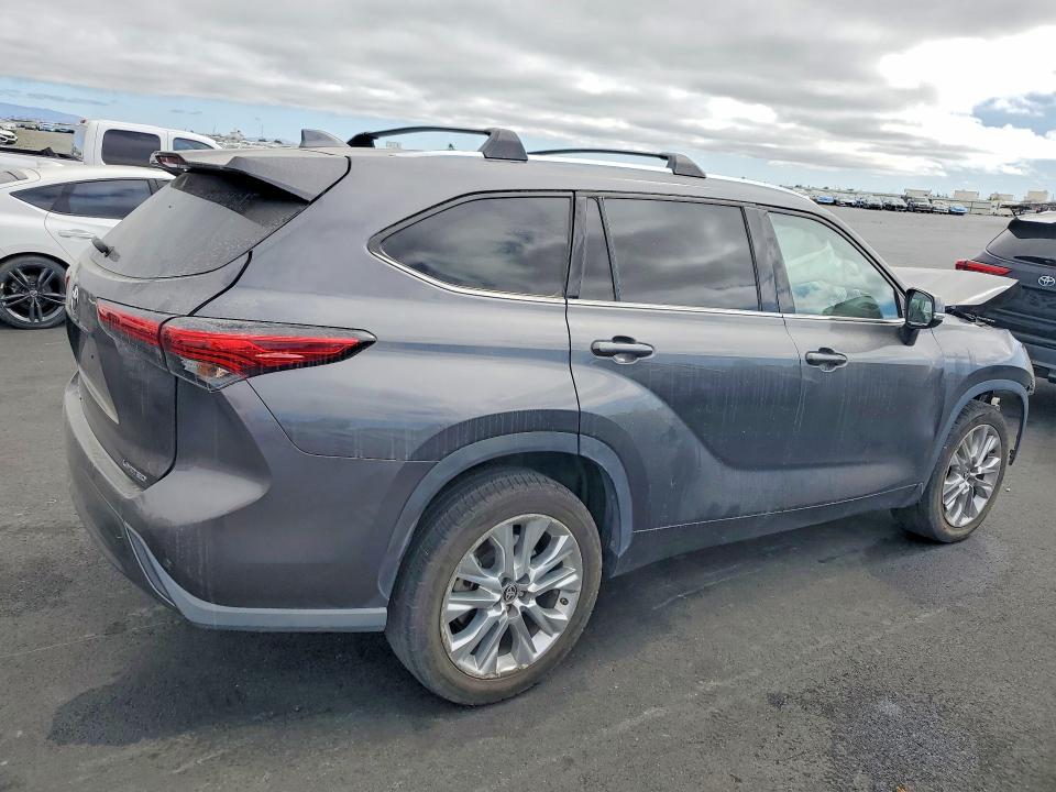 2020 Toyota VIN 5TDYZRAH7LS024296 COPART salvage auction — FRONT END, Ca - Salvage Certificate, sold $5,100 on 2026-07-15 (photo 3)