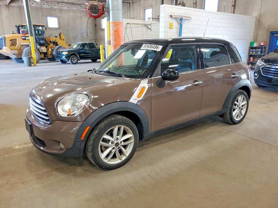 2012 Mini Cooper VIN WMWZB3C50CWM03422 COPART salvage auction — REAR END, Mn - Cert Of Title-Prior Salvage, sold $300 on 2026-07-21 (photo 1)