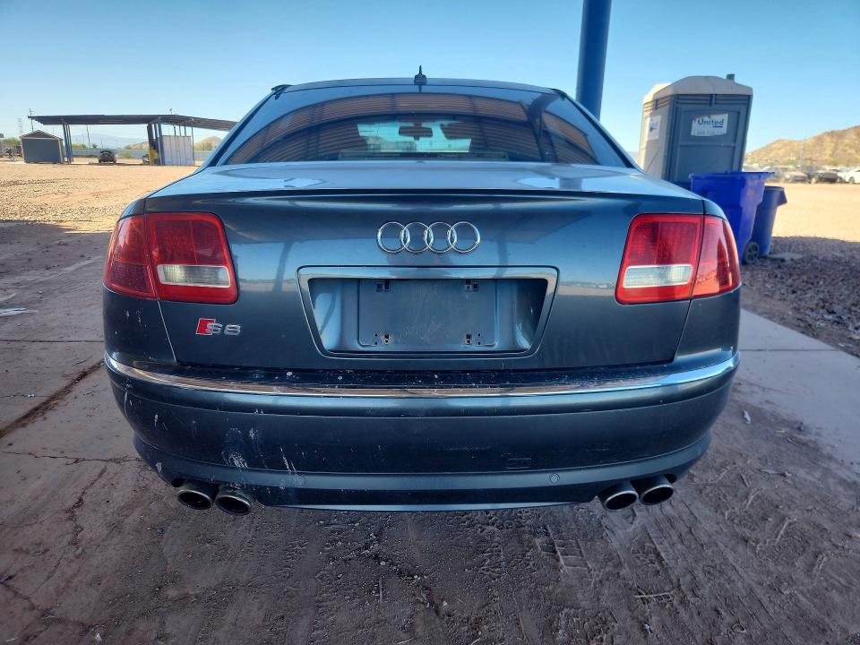 2007 Audi S8 VIN WAUPN44E87N019726 COPART salvage auction — FRONT END, Az - Cert Of Title - Salvage, sold $625 on 2026-07-23 (photo 6)