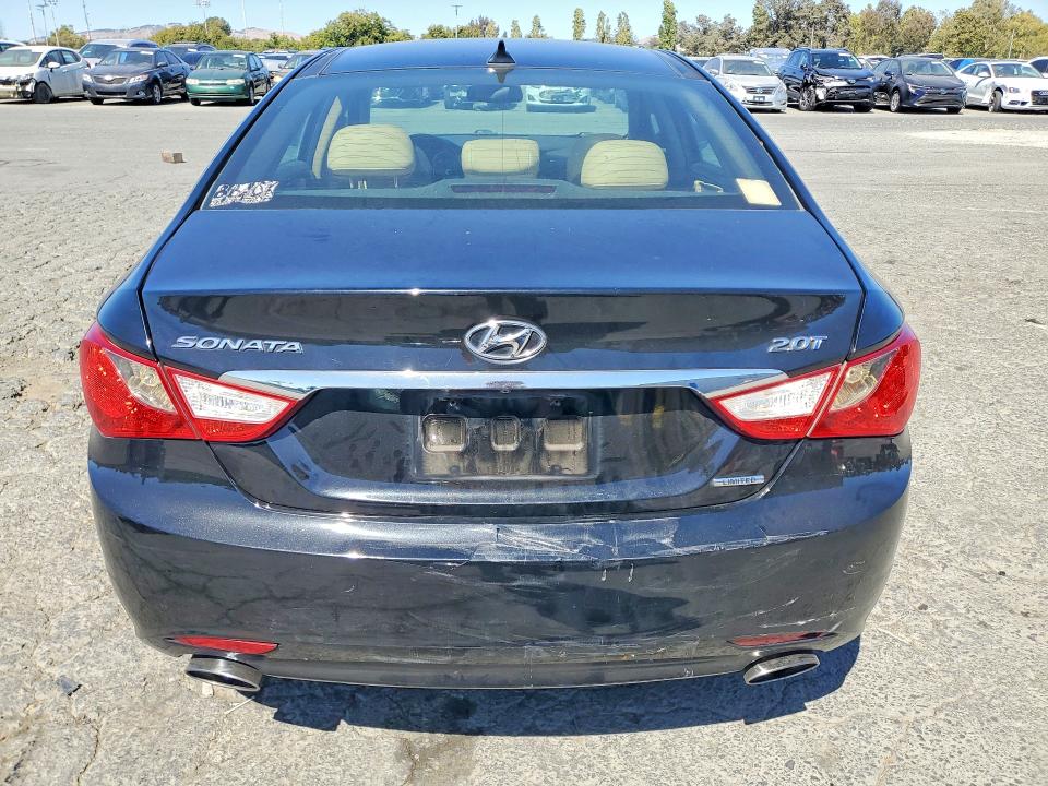 2013 Hyundai Sonata VIN 5NPEC4AB7DH805507 COPART salvage auction — FRONT END, Ca - Salvage Certificate, sold $750 on 2026-07-31 (photo 6)