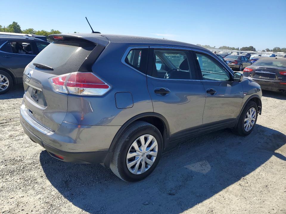 2016 Nissan Rogue sport VIN KNMAT2MT1GP728293 COPART salvage auction — FRONT END, Ca - Salvage Certificate, sold $30 on 2026-07-30 (photo 3)