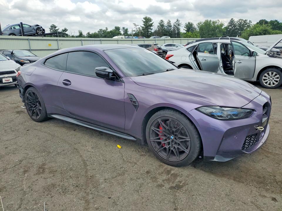 2024 BMW M4 VIN WBS43AZ0XRCP62340 COPART salvage auction — SIDE, Pa - Certificate Of Salvage, sold $40,750 on 2026-07-31 (photo 4)