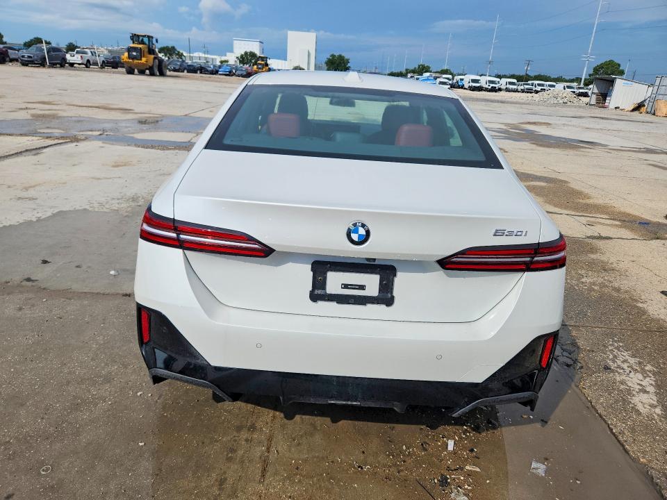 2025 BMW 5er VIN WBA43FJ06SCT40813 COPART salvage auction — FRONT END, La - Cert Of Title-Salvage, sold $35,250 on 2026-08-19 (photo 6)