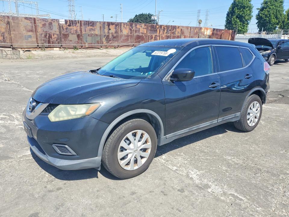 2016 Nissan Rogue VIN 5N1AT2MT0GC768593 COPART salvage auction — REAR END, Ca - Salvage Certificate, sold $1,400 on 2026-07-31 (photo 1)
