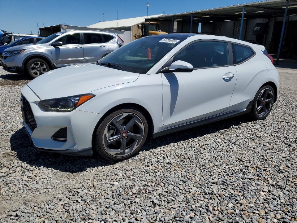 2019 Hyundai Veloster VIN KMHTH6ABXKU008929 COPART salvage auction — MECHANICAL, Ca - Dis/Dlr/Exp Only Clean Title, sold $3,800 on 2026-07-19 (photo 1)