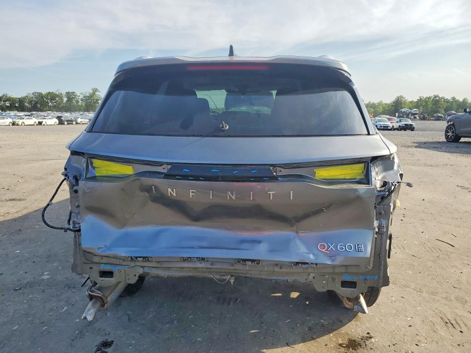 2026 Infiniti Qx60 VIN 5N1AL1FS3TC351462 COPART salvage auction — REAR END, MD - CERTIFICATE OF TITLE, sold $23,100 on 2026-08-03 (photo 6)