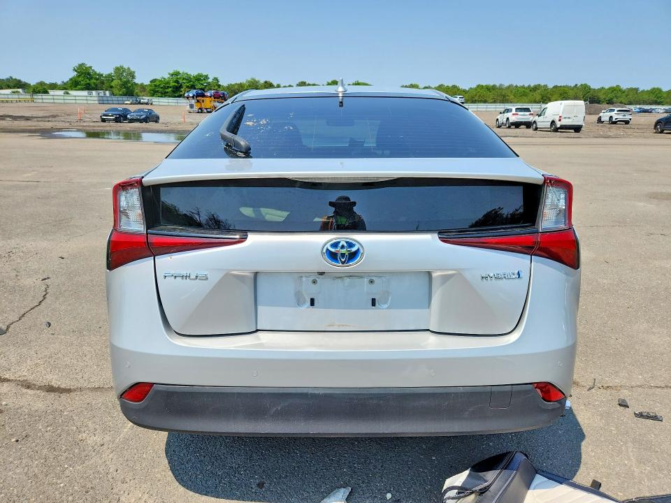 2019 Toyota Prius VIN JTDKARFU7K3097266 COPART salvage auction — FRONT END, Ny - Mv-907A Salvage Certificate, sold $3,700 on 2026-07-13 (photo 6)