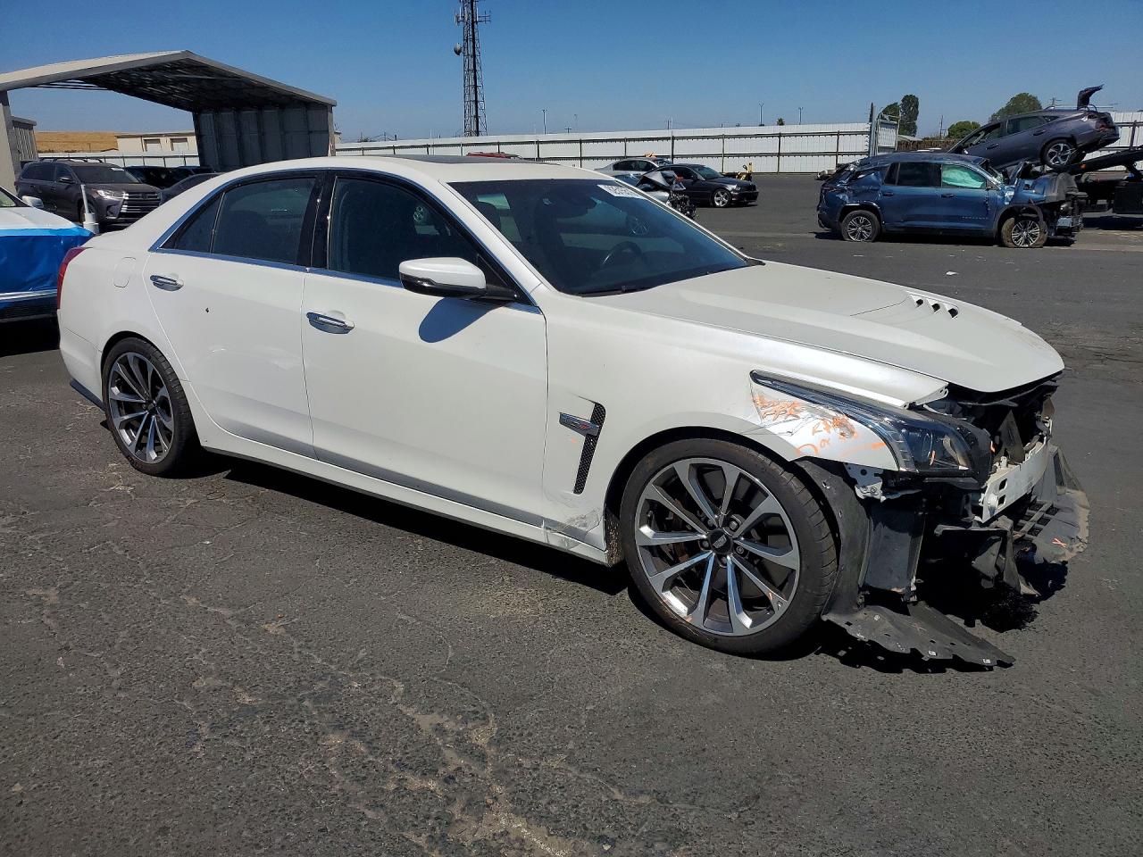 2016 Cadillac Cts VIN 1G6A15S63G0169281 COPART salvage auction — Front End, CA - SALVAGE CERTIFICATE, sold $24,300 on 2026-08-03 (photo 4)