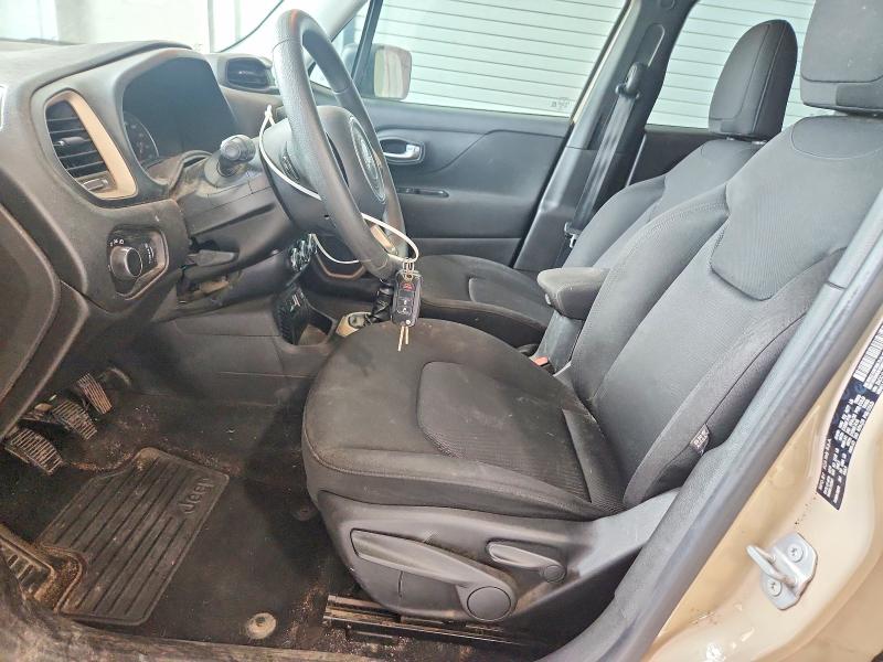 2016 Jeep Renegade VIN ZACCJAAW3GPC42059 COPART salvage auction — MINOR DENT/SCRATCHES, Il - Certificate Of Title, sold $1,550 on 2026-07-30 (photo 7)
