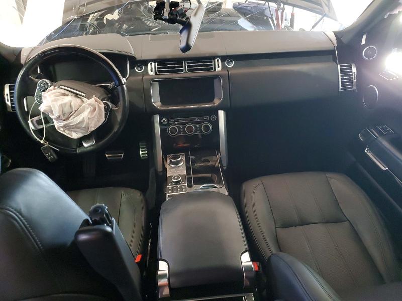 2017 Land rover RANGE ROVER VIN SALGS5FE9HA349472 COPART salvage auction — FRONT END, Ky - Cert Of Title-Salvage, sold $1,700 on 2026-08-24 (photo 8)