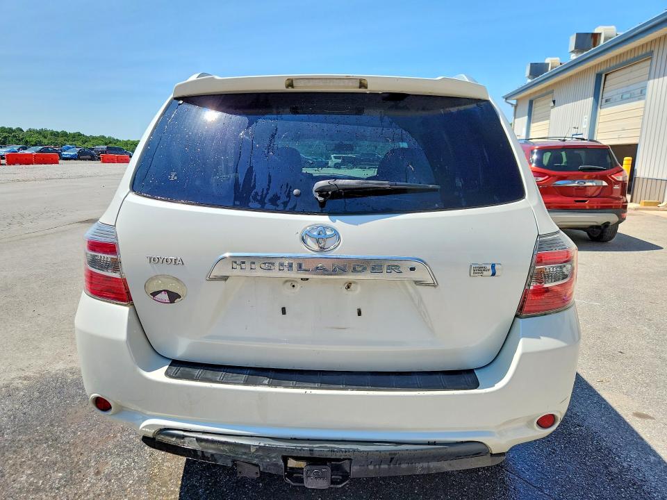 2008 Toyota Highlander hybrid VIN JTEEW41A982011089 COPART salvage auction — FRONT END, Md - Certificate Of Title (P), sold $1,500 on 2026-07-27 (photo 6)