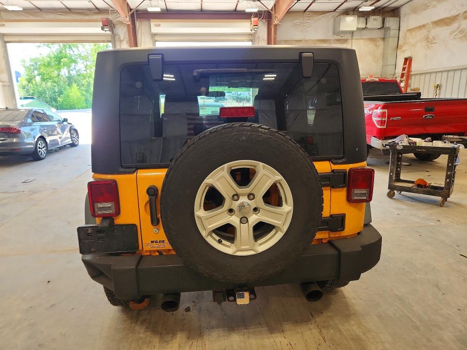 2012 Jeep Wrangler / VIN 1C4AJWAGXCL119788 COPART salvage auction — REAR END, Wi - Certificate Of Title, sold $2,900 on 2026-07-27 (photo 6)