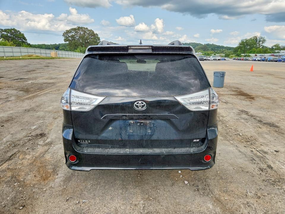 2018 Toyota Sienna VIN 5TDXZ3DC1JS957312 COPART salvage auction — FRONT END, Wi - Certificate Of Title, sold $1,250 on 2026-07-28 (photo 6)