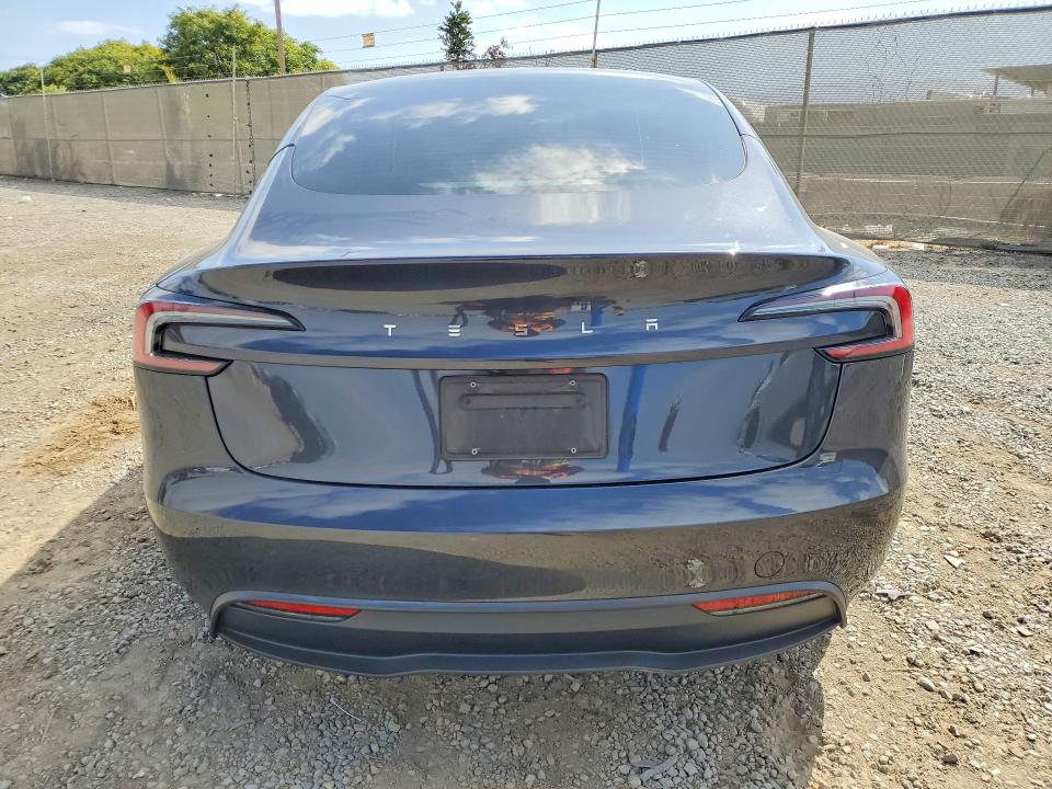 2024 Tesla Model 3 VIN 5YJ3E1EA4RF824247 COPART salvage auction — FRONT END, Ca - Salvage Certificate, sold $13,700 on 2026-09-01 (photo 6)