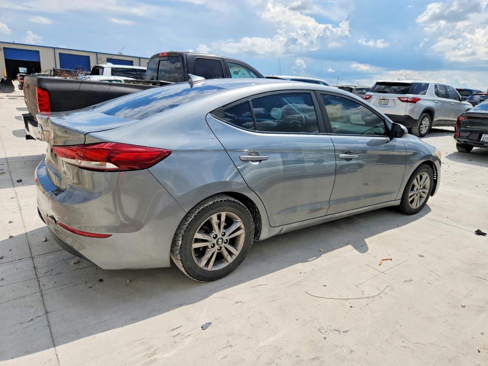 2018 Hyundai Elantra VIN KMHD84LF7JU592892 COPART salvage auction — REAR END, Tx - Certificate Of Title, sold $1,900 on 2026-07-31 (photo 3)
