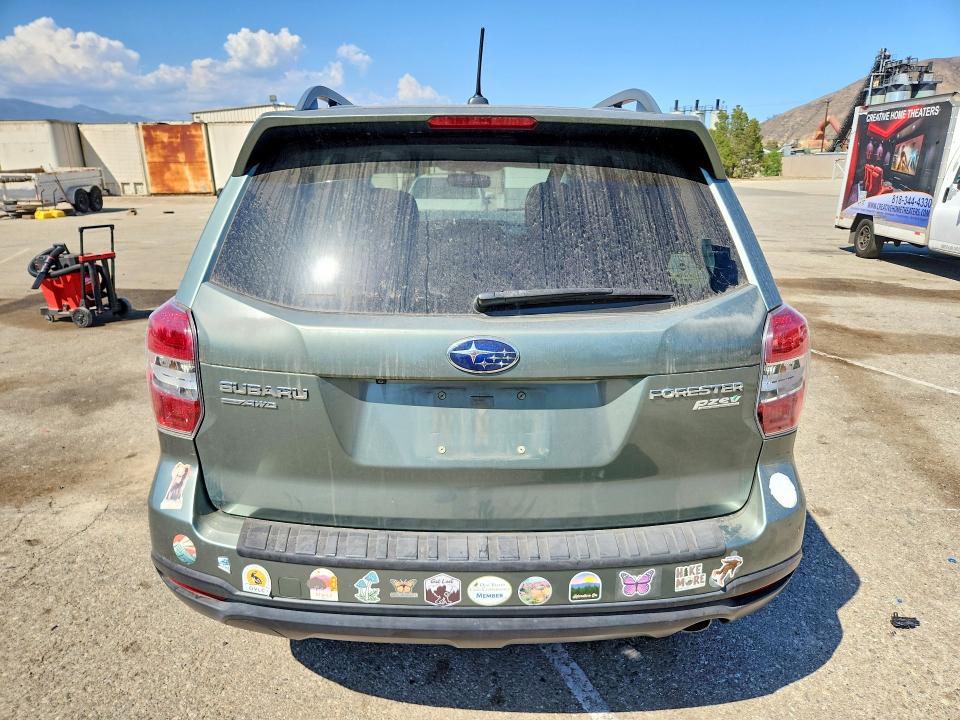 2015 Subaru Forester VIN JF2SJAUC5FH534882 COPART salvage auction — FRONT END, CA - SALVAGE CERTIFICATE, sold $300 on 2026-07-28 (photo 6)