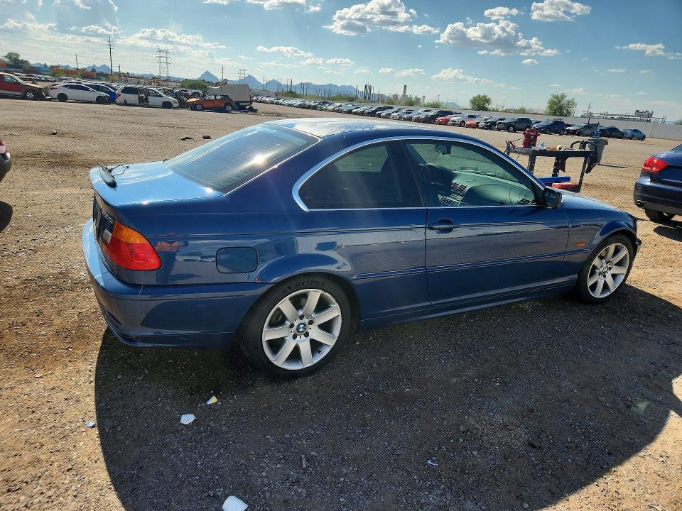 2001 BMW 3er VIN WBABN33441JW59217 COPART salvage auction — FRONT END, Az - Cert Of Title - Salvage, sold $1,650 on 2026-08-07 (photo 3)