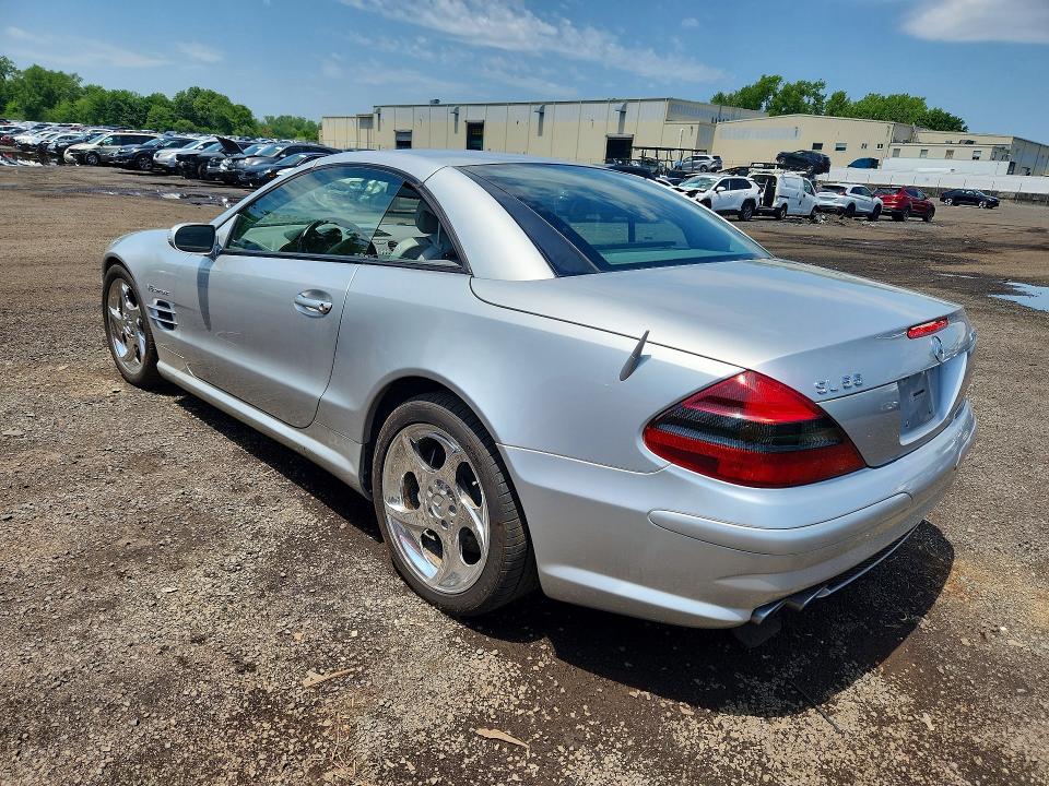 2005 Mercedes-benz Sl-class VIN WDBSK74F45F092839 COPART salvage auction — UNDERCARRIAGE, CT - CERT OF TITLE-SALVAGE, sold $650 on 2026-07-10 (photo 2)