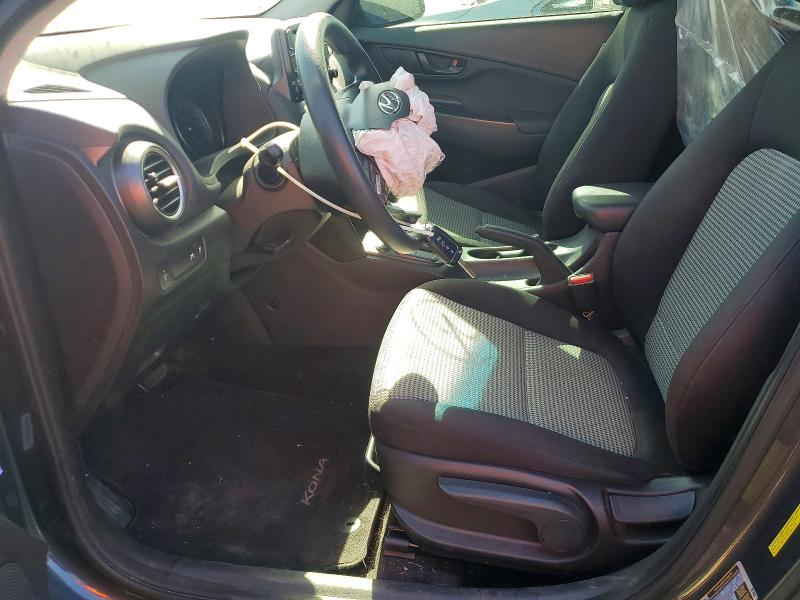 2021 Hyundai Kona VIN KM8K12AA2MU703666 COPART salvage auction — FRONT END, Ca - Salvage Certificate, sold $1,650 on 2026-07-31 (photo 7)