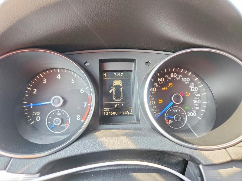 2012 Volkswagen Golf VIN WVWPF7AJ8CW209212 COPART salvage auction — MECHANICAL, Salvage Title, sold $1,500 on 2026-08-13 (photo 9)
