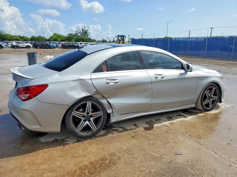 2015 Mercedes-benz Cla-klasse VIN WDDSJ4EB2FN225108 COPART salvage auction — SIDE, Fl - Cert Of Title Slvg Rebuildable, sold $3,600 on 2026-08-05 (photo 3)