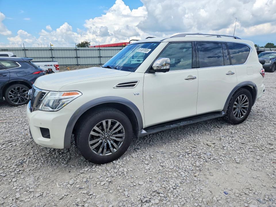 2018 Nissan Armada VIN JN8AY2NE2J9735240 — COPART salvage auction photo