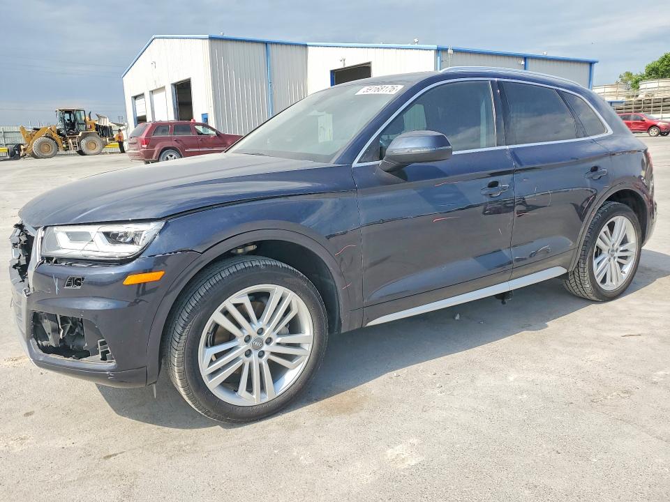 2018 Audi Q5 VIN WA1BNAFY2J2137454 COPART salvage auction — FRONT END, Ok - Cert Of Title-Salvage, sold $8,600 on 2026-07-22 (photo 1)