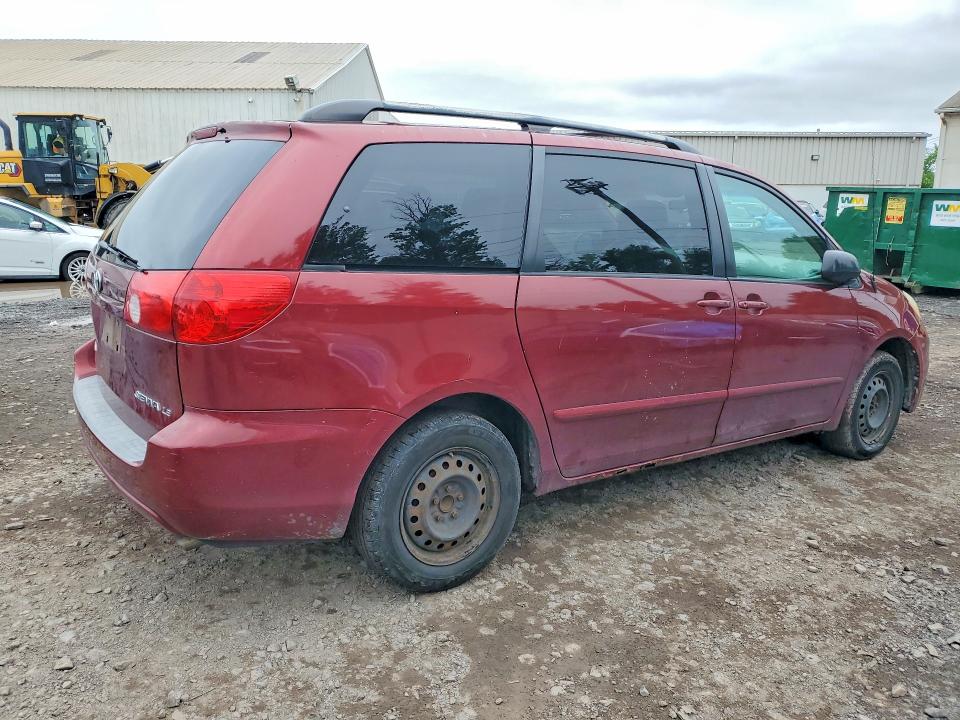 2007 Toyota Sienna VIN 5TDZK23C47S065217 COPART salvage auction — SIDE, Pa - Certificate Of Salvage, sold $1,300 on 2026-07-22 (photo 3)