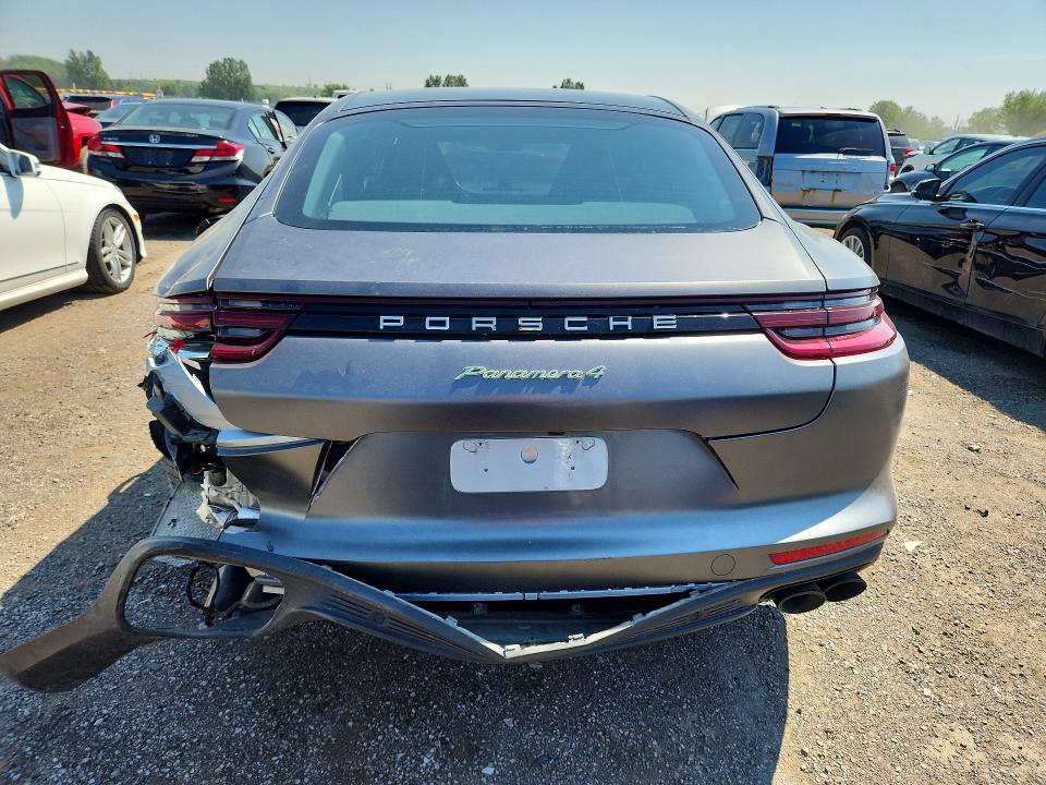 2018 Porsche Panamera VIN WP0AE2A71JL177279 COPART salvage auction — REAR END, On - Permit No Brand - Unfit, sold $19,350 on 2026-08-13 (photo 6)