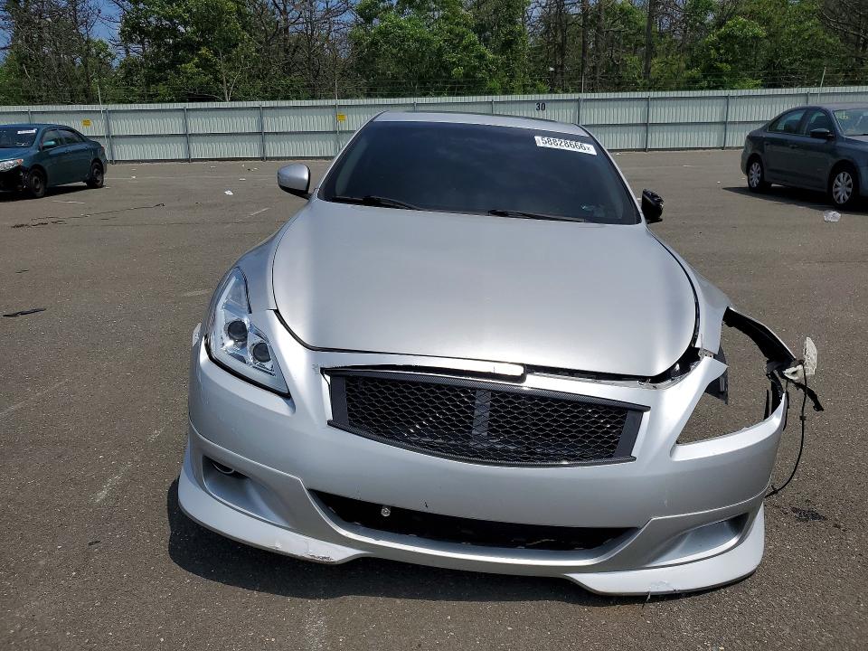 2011 Infiniti G37 VIN JN1CV6EL9BM263929 COPART salvage auction — FRONT END, NY - MV-907A SALVAGE CERTIFICATE, sold $425 on 2026-07-22 (photo 5)