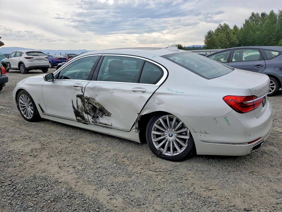 2016 BMW 7er VIN WBA7E2C53GG504155 COPART salvage auction — SIDE, WA - BILL OF SALE, sold $60 on 2026-07-27 (photo 2)
