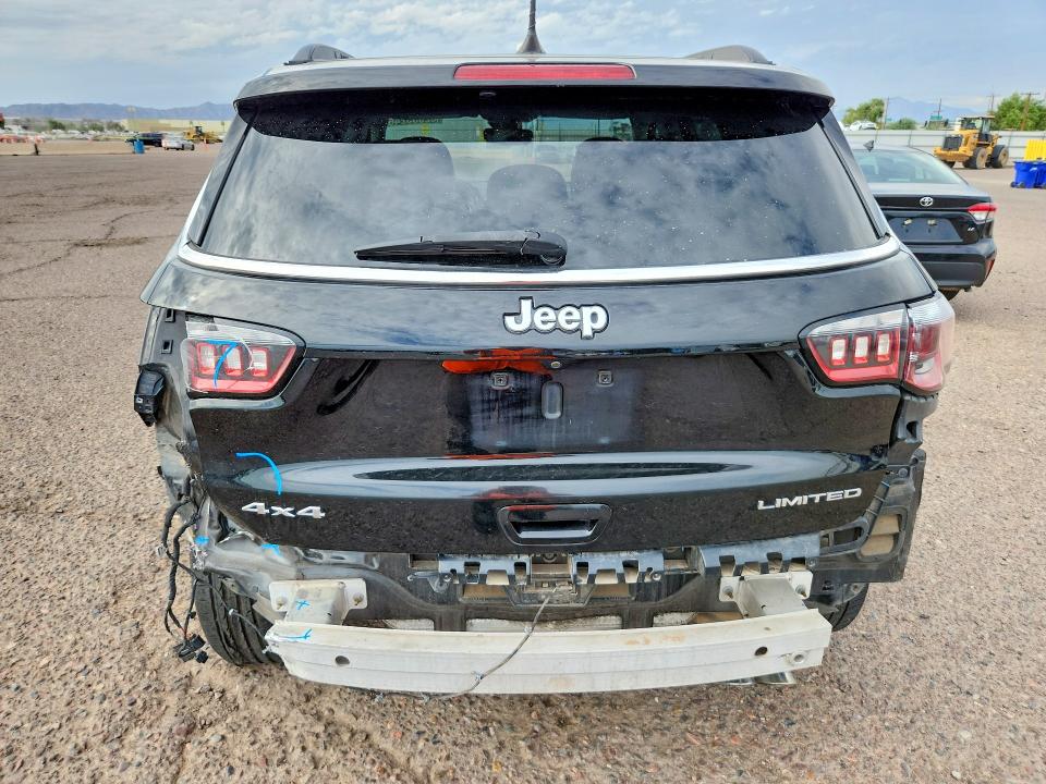 2021 Jeep Compass VIN 3C4NJDCBXMT578509 COPART salvage auction — REAR END, Fl - Certificate Of Title, sold $150 on 2026-08-03 (photo 6)