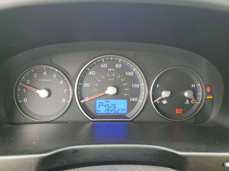 2011 Hyundai Santa fe VIN 5XYZGDAG0BG051436 COPART salvage auction — REAR END, MA - CERT OF TITLE-RECONSTRCTD COLL, sold $400 on 2026-07-20 (photo 9)