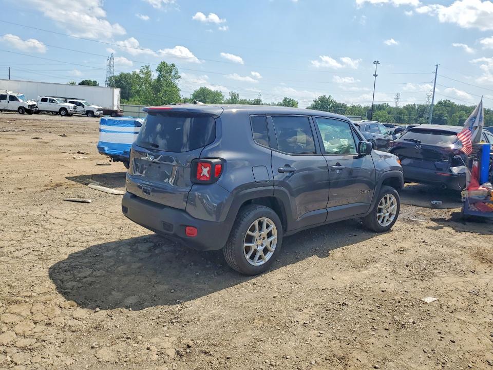 2023 Jeep VIN ZACNJDB10PPP71933 COPART salvage auction — FRONT END, Fl - Certificate Of Destruction, sold $3,200 on 2026-07-27 (photo 3)