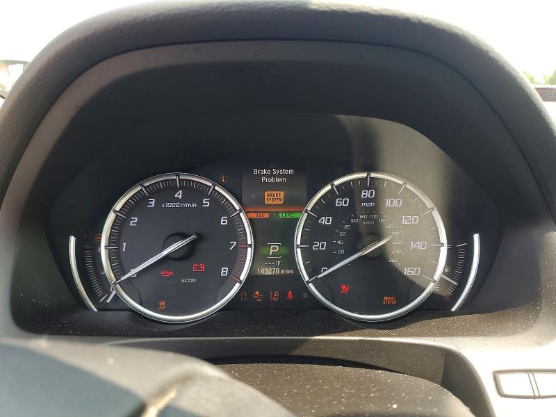 2019 Acura Tlx VIN 19UUB1F36KA004166 COPART salvage auction — FRONT END, Tn - Salvage Certificate, sold $675 on 2026-07-22 (photo 9)