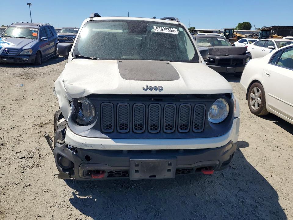 2015 Jeep Renegade VIN ZACCJBCT0FPC12427 COPART salvage auction — FRONT END, Ca - Salvage Certificate, sold $1,800 on 2026-08-06 (photo 5)
