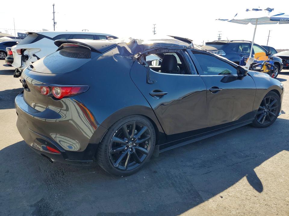 2023 Mazda 3 VIN JM1BPBNY9P1620655 COPART salvage auction — ROLLOVER, Ca - Salvage Certificate, sold $3,200 on 2026-07-29 (photo 3)