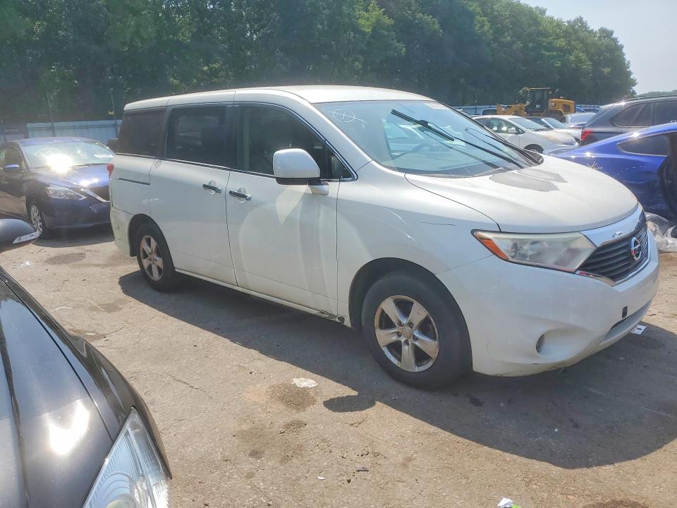 2014 Nissan Quest VIN JN8AE2KP1E9100837 COPART salvage auction — FRONT END, Ga - Certificate Of Title, sold $575 on 2026-07-31 (photo 4)