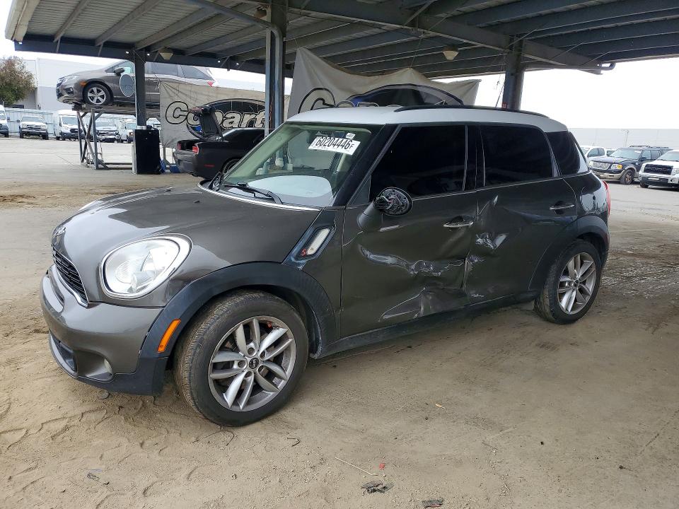 2012 Mini Cooper VIN WMWZC3C53CWL81591 COPART salvage auction — SIDE, CA - SALVAGE CERTIFICATE, sold $450 on 2026-08-18 (photo 1)