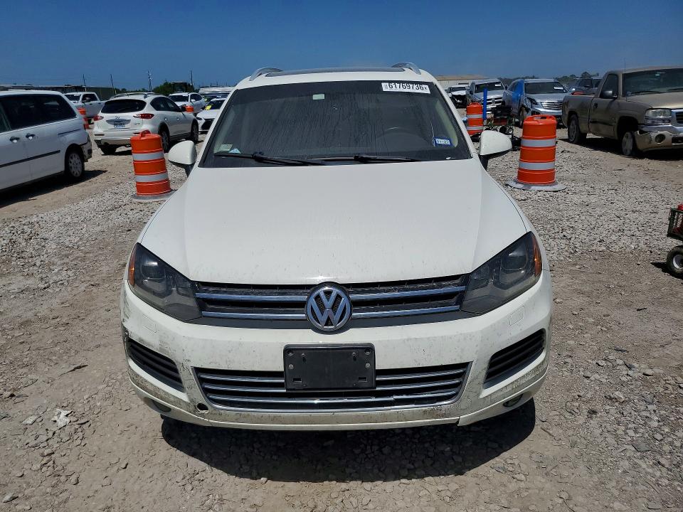 2012 Volkswagen Touareg VIN WVGFK9BPXCD005038 COPART salvage auction — MECHANICAL, TX - CERTIFICATE OF TITLE, sold $675 on 2026-07-27 (photo 5)