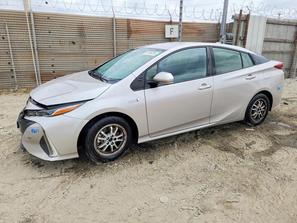 2021 Toyota Prius prime VIN JTDKAMFPXM3166662 COPART salvage auction — FRONT END, CA - SALVAGE CERTIFICATE, sold $4,250 on 2026-07-23 (photo 1)