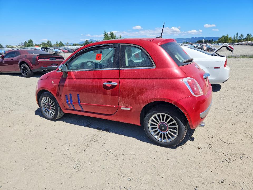 2012 Fiat 500 VIN 3C3CFFCR1CT117946 COPART salvage auction — SIDE, Co - Certificate Of Title, sold $200 on 2026-08-04 (photo 2)