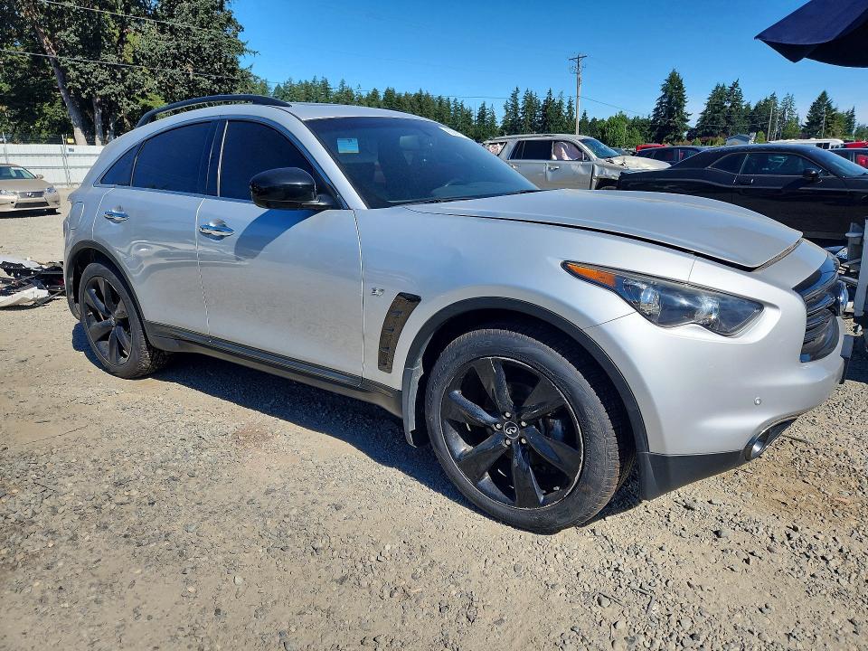 2016 Infiniti Qx70 VIN JN8CS1MW9GM752332 COPART salvage auction — REAR END, Id - Cert Of Title -Rebuilt Salvage, sold $2,950 on 2026-07-17 (photo 4)