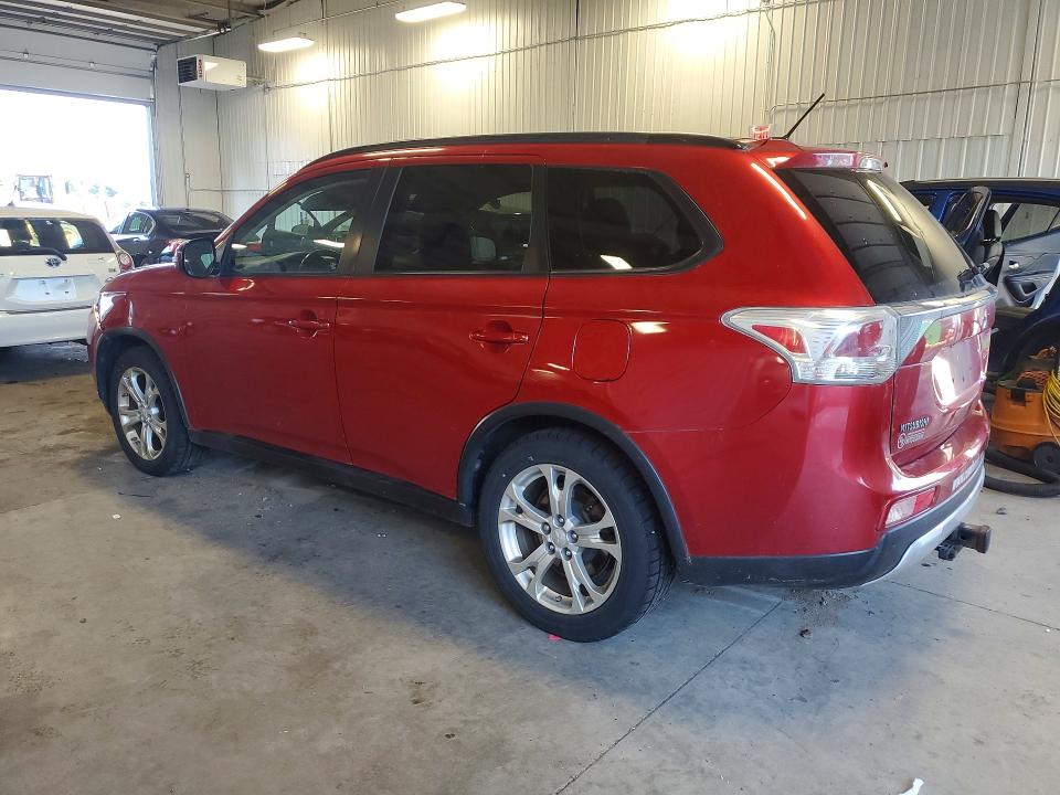 2015 Mitsubishi Outlander VIN JA4AD3A32FZ002754 COPART salvage auction — FRONT END, Mn - Cert Of Title-Salvage, sold $1,800 on 2026-07-09 (photo 2)