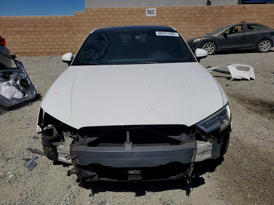 2017 Audi A3 VIN WAUAUGFF0H1035475 COPART salvage auction — FRONT END, Ca - Salvage Certificate, sold $1,350 on 2026-07-22 (photo 5)