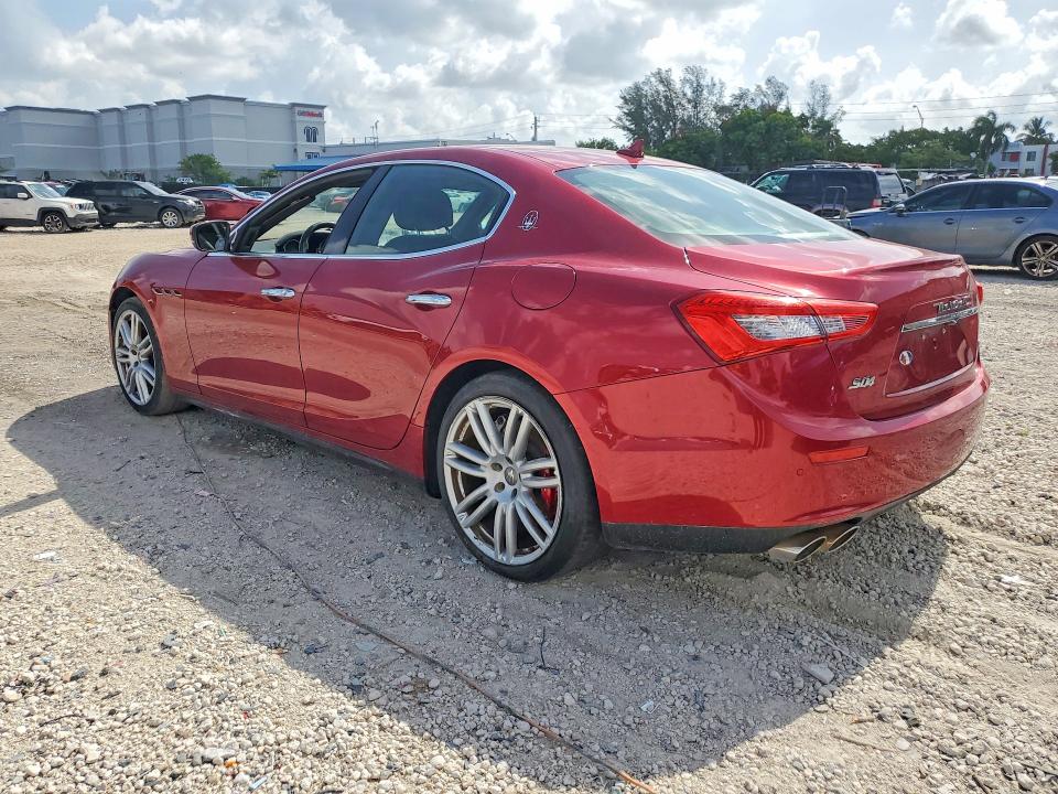 2017 Maserati Ghibli VIN ZAM57RTL0H1196406 COPART salvage auction — FRONT END, Fl - Cert Of Title Slvg Rebuildable, sold $3,700 on 2026-07-27 (photo 2)