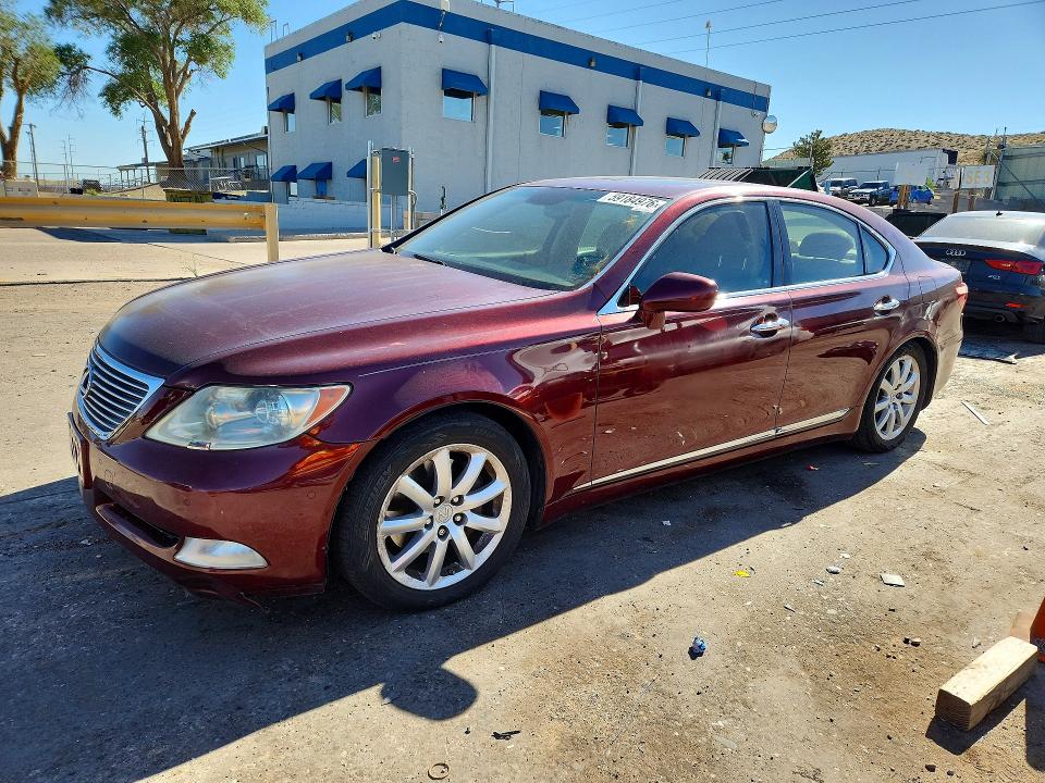 2007 Lexus Ls 460 VIN JTHBL46F875040275 COPART salvage auction — FRONT END, NM - CERTIFICATE OF TITLE (P), sold $250 on 2026-07-21 (photo 1)
