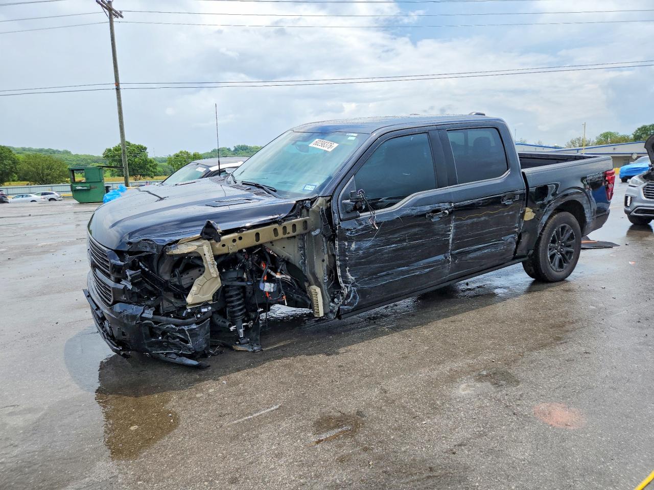 2025 Ford F-150 Lightning VIN 1FTFW7L8XSFB55075 — COPART salvage auction photo